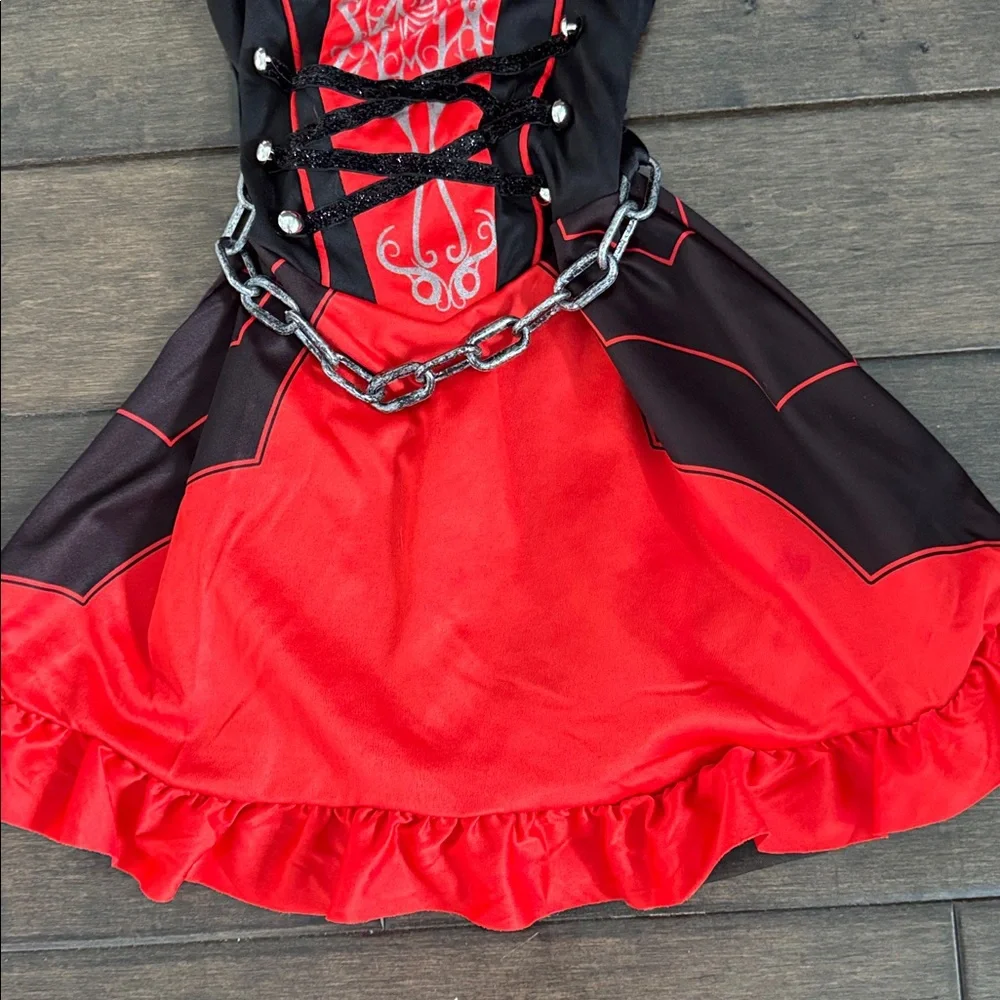 💜3/$15 Spooktacular Creation Girl Dark Vampire Halloween Costume Dress Only